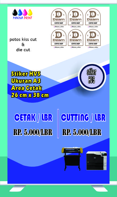 Stiker HVS
