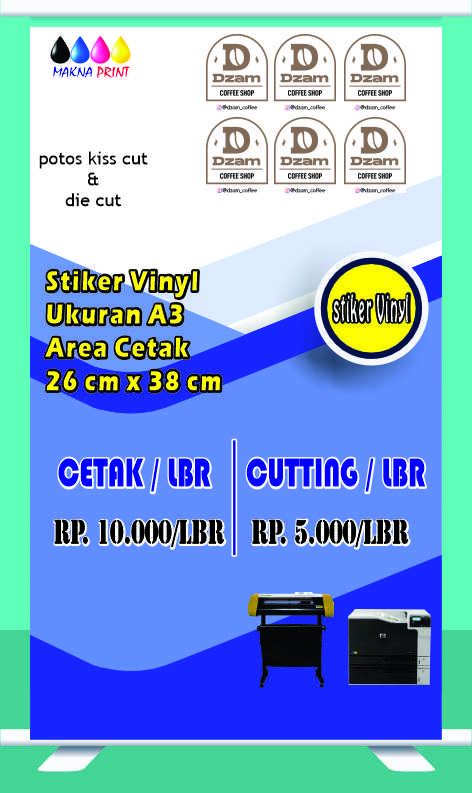 Stiker Vinyl promo